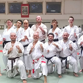 Training at Karate Club Metz